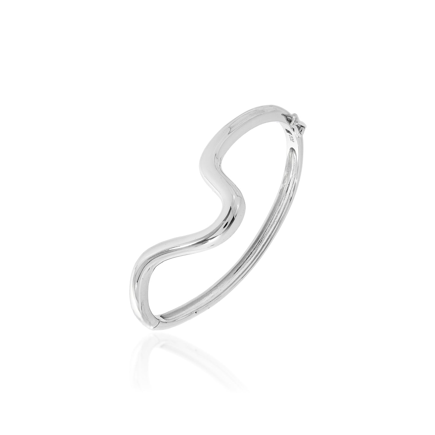 Wave Bangle Bracelet