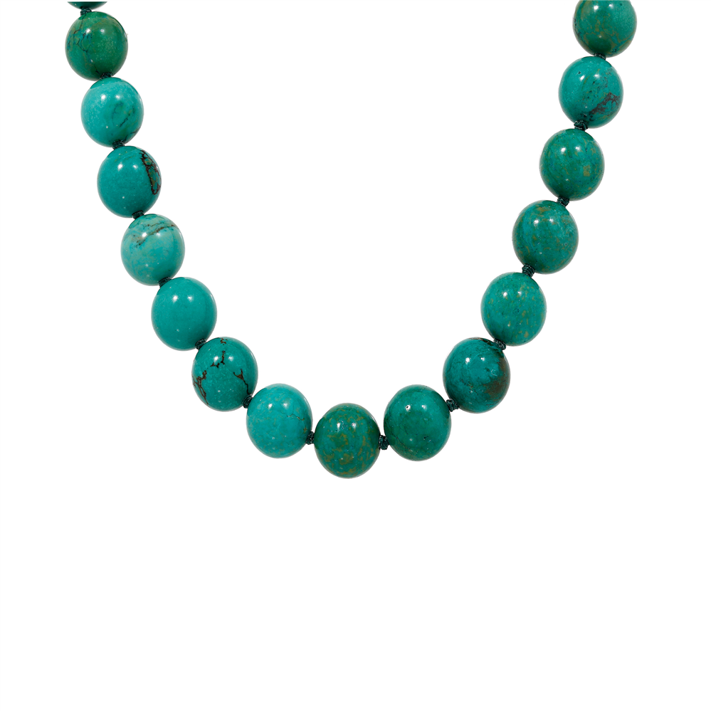 Green Turquoise Beaded Necklace