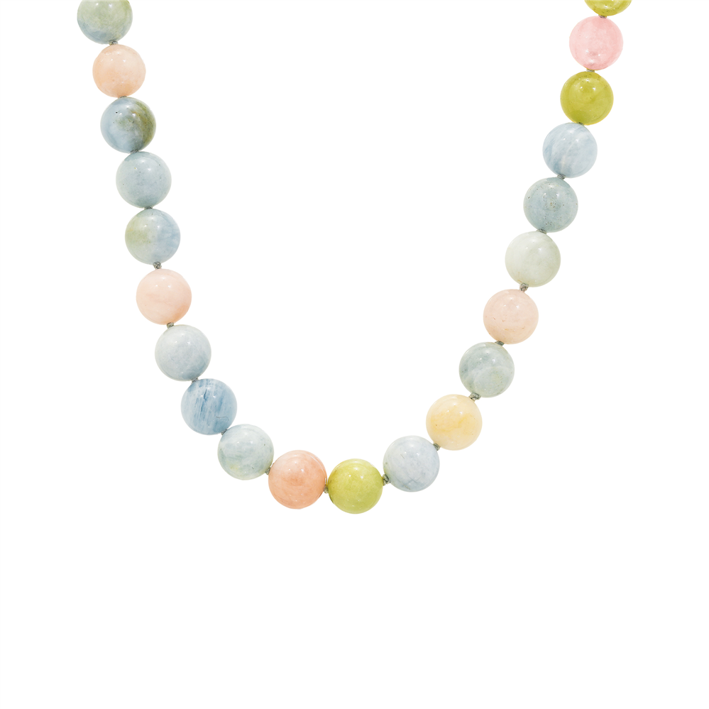 Pastel Beryl Beaded Necklace
