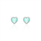 Heart-Shaped Colombian Emerald Fusion Jewelry Set