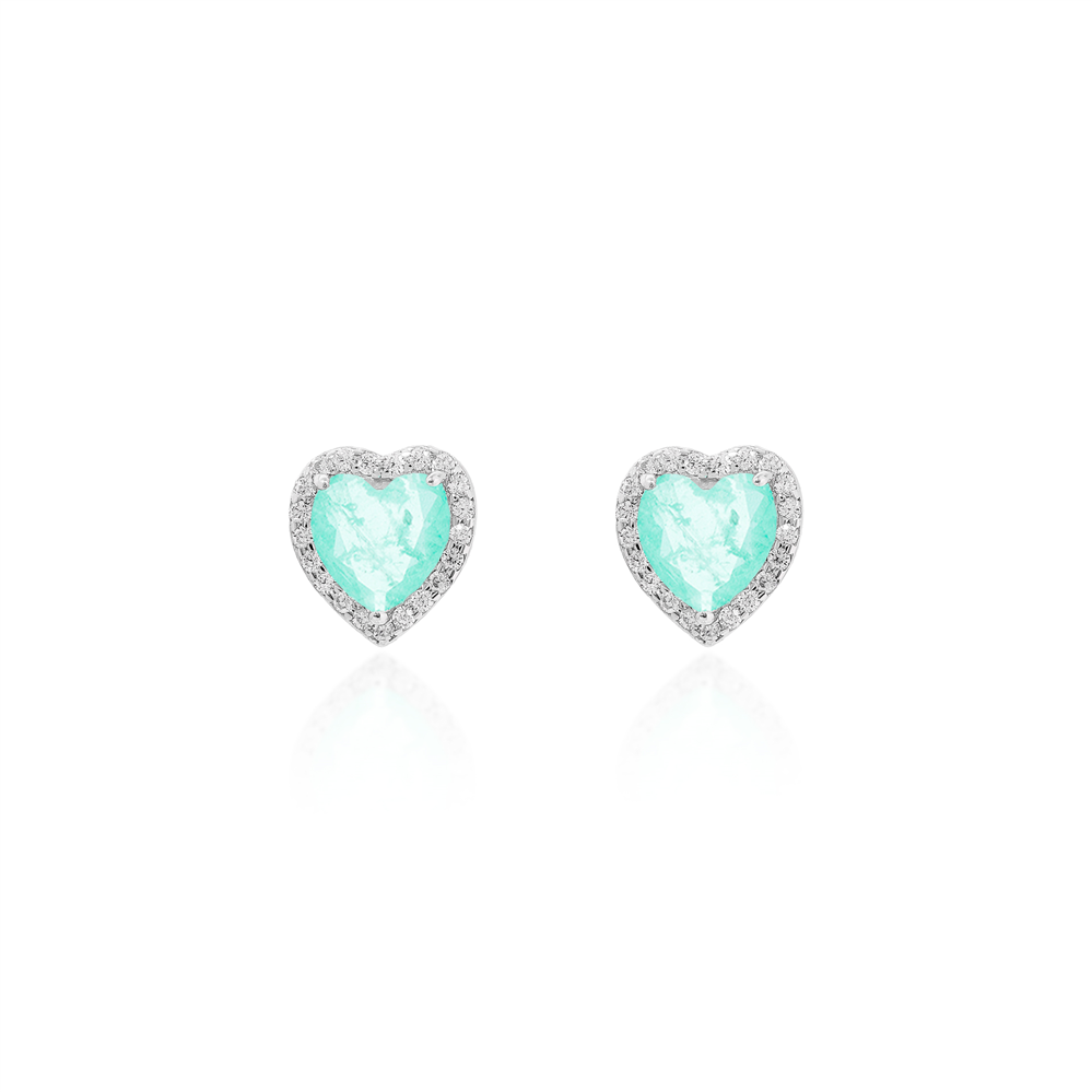 Heart-Shaped Colombian Emerald Fusion Jewelry Set