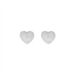 Pavé Heart Statement Earrings