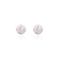 Pink Chalcedony Stud Earrings