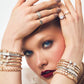 Sleek Pavé Capped Bangle