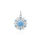 Blue Sunburst Pendant