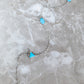 Blue Stone Drop Necklace