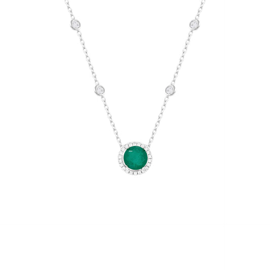 Green Gemstone Necklace