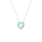 Heart-Shaped Colombian Emerald Fusion Jewelry Set