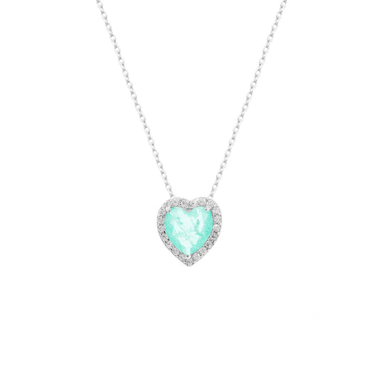 Heart-Shaped Colombian Emerald Fusion Jewelry Set