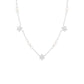 Floral Pearl & Zirconia Necklace