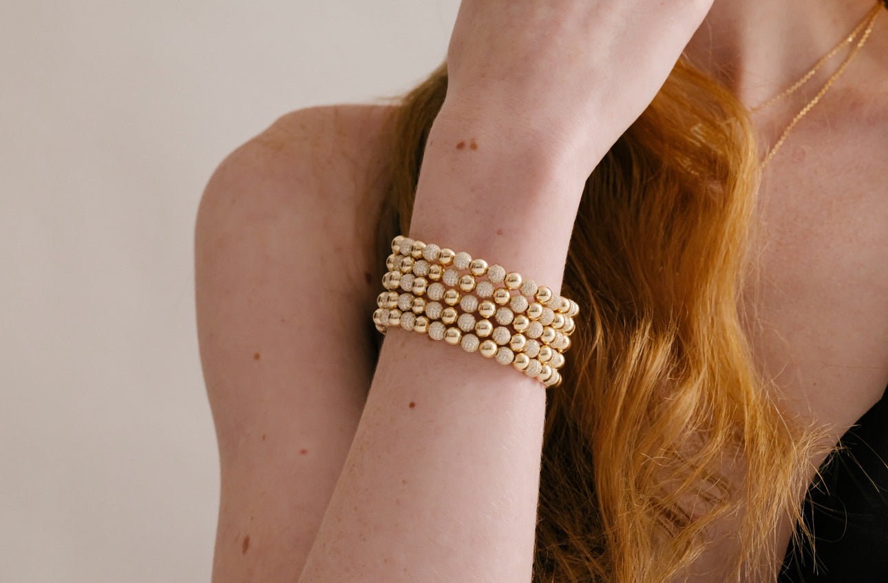 Beaded Pavé Accent Bracelet