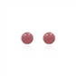 Reddish-purple Chalcedony Stud Earrings