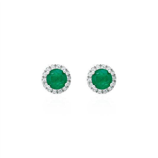Emerald- coloured Earring