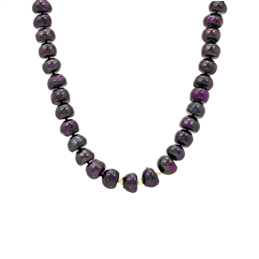 Black Freshwater Pearl Necklace