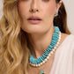 Sunset Horizon Enamel Necklace