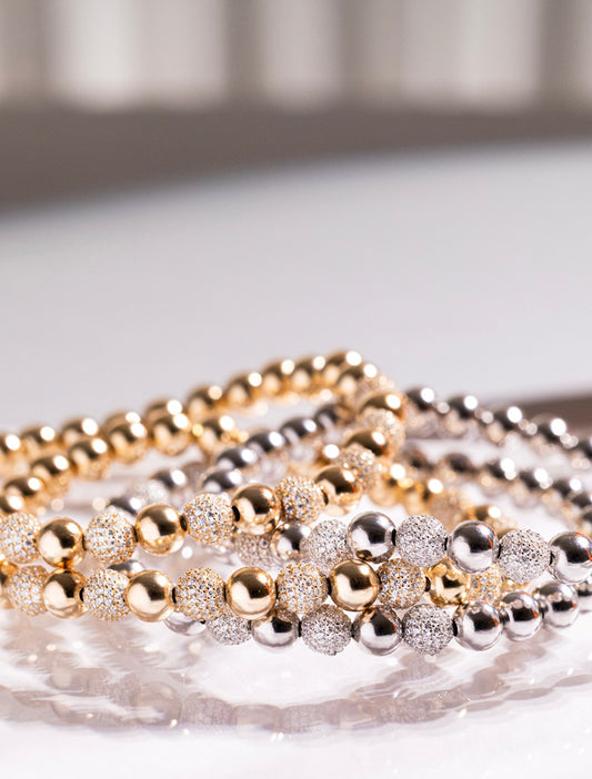 Beaded Pavé Accent Bracelet