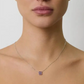 Pink Topaz Clover Necklace