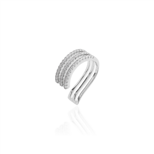 Triple Row Ear Cuff